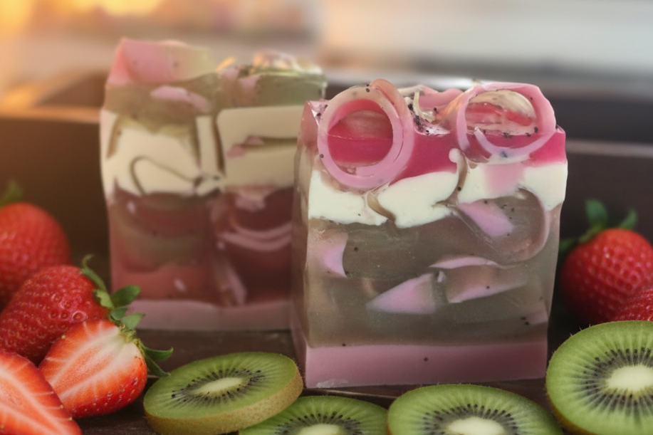 Strawberry kiwi Soap