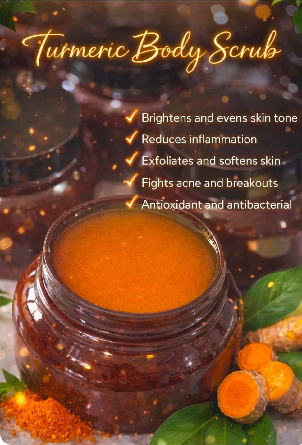 Tumeric Sugar Scrub