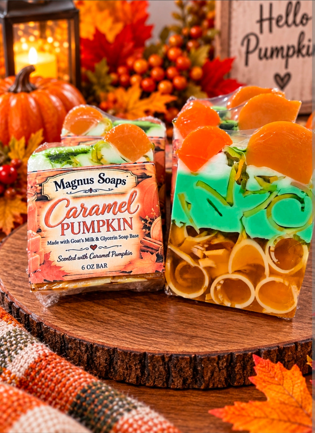Caramel Pumpkin Goats Milk & Glycerin Soap