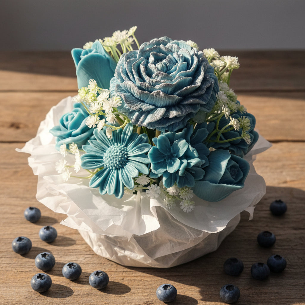Blueberry Soap Bouquet