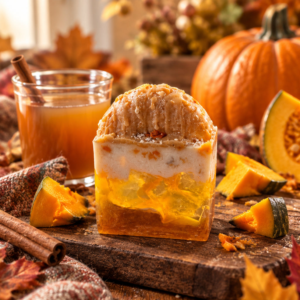 Pumpkin Glazed Donut Dip Soap