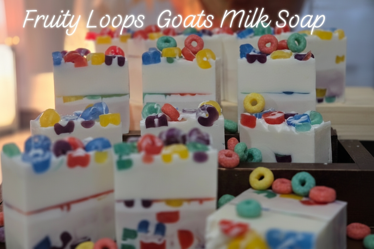 Fruity Loops Goats Milk Soap (kids)