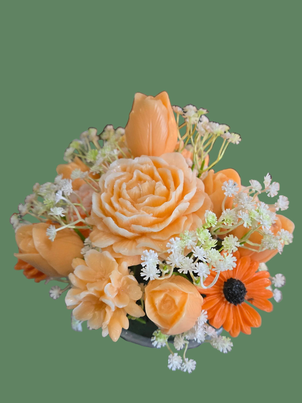 Peach Soap Bouquet